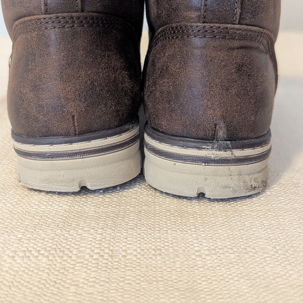 Cliffs By White Mountain Keegan Brown Sweater Upper Boots - Picture 9 of 11